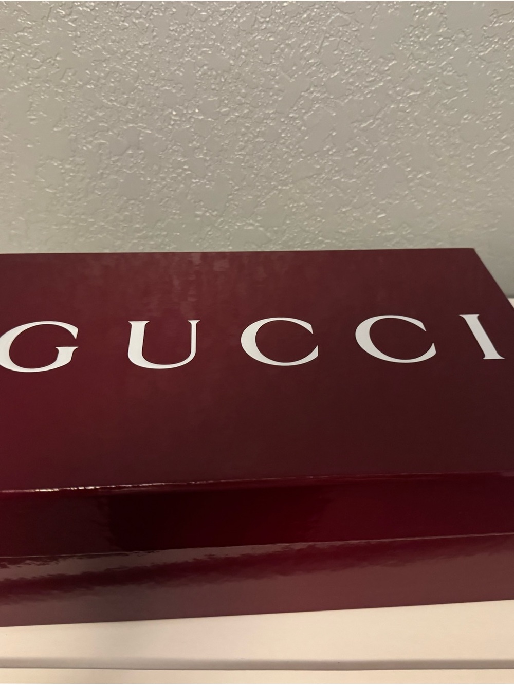 Gucci shoe box and 2 dustbags